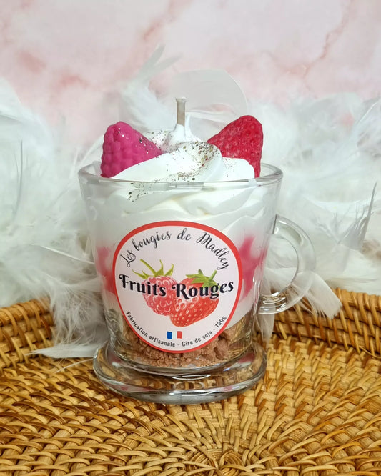 Bougie gourmande - Fruits rouges