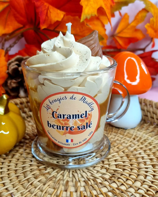 Bougie gourmande - Caramel beurre salé