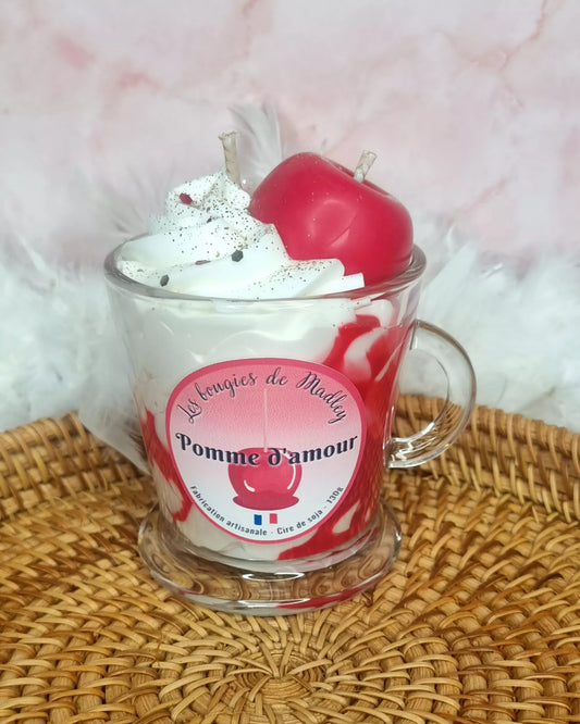 Bougie gourmande - Pomme d'amour