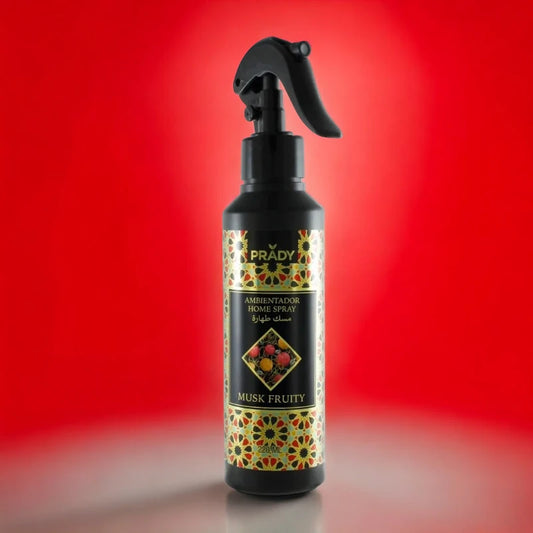 Spray d'ambiance maison, tissu et voiture - Musc Fruité