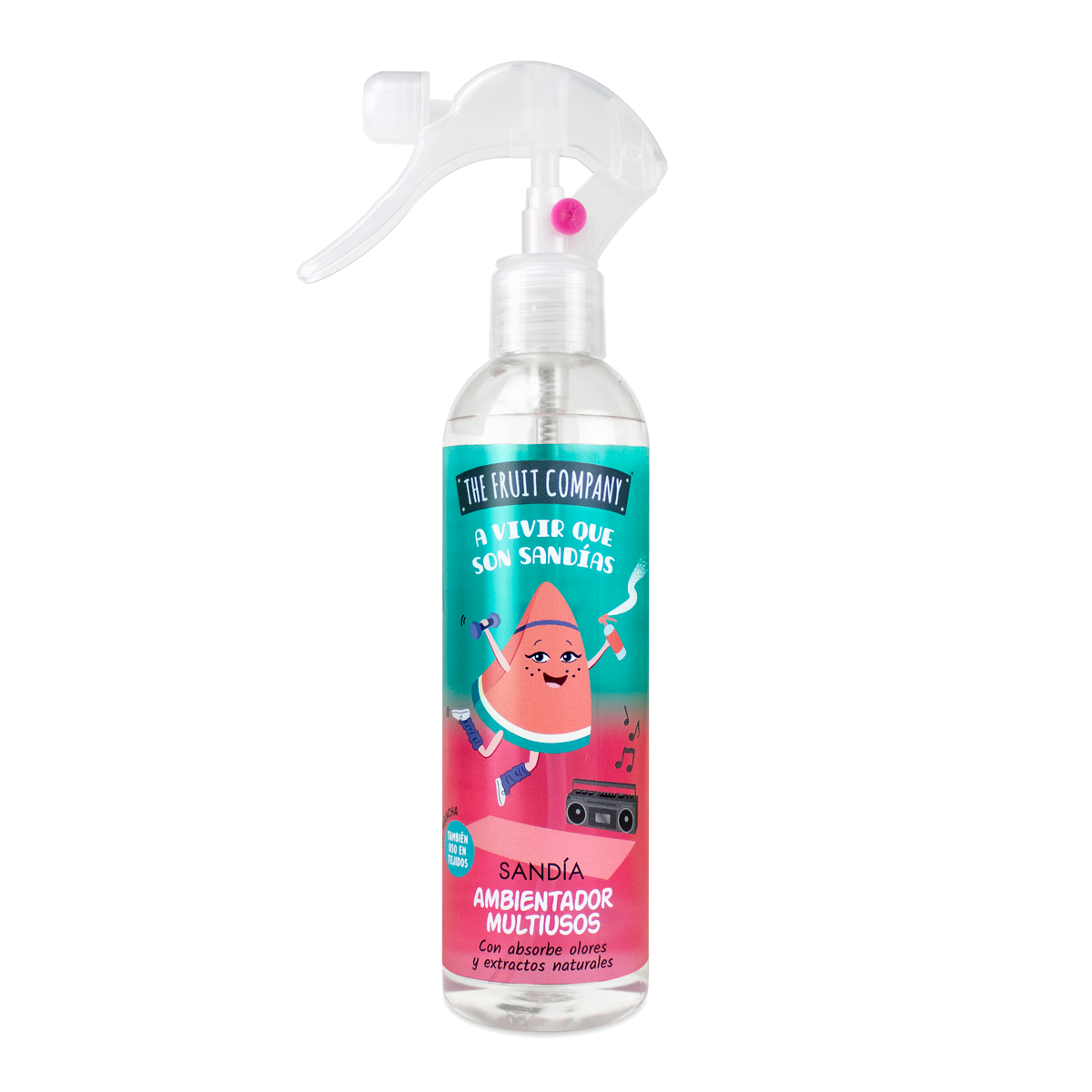 Spray d'ambiance maison, tissu et voiture - Pastèque