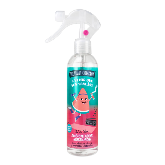 Spray d'ambiance maison, tissu et voiture - Pastèque